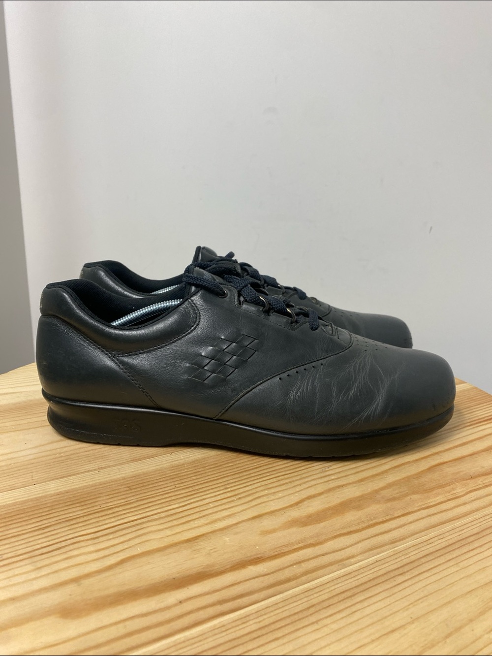 SAS Free Time Leather Comfort Walking Shoes Tripad Black Women’s US 11 Narrow